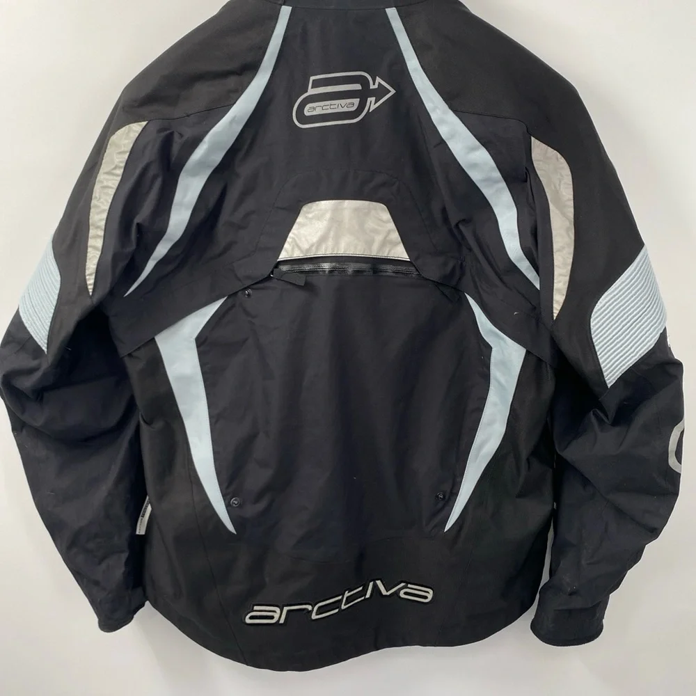 Arctiva Comp 6 RR  Black Mens shell Motorcycle jacket size M - Picture 9 of 9